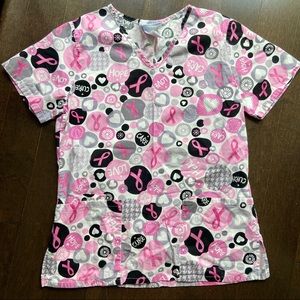 ScrubStar Breast Cancer Awareness Top